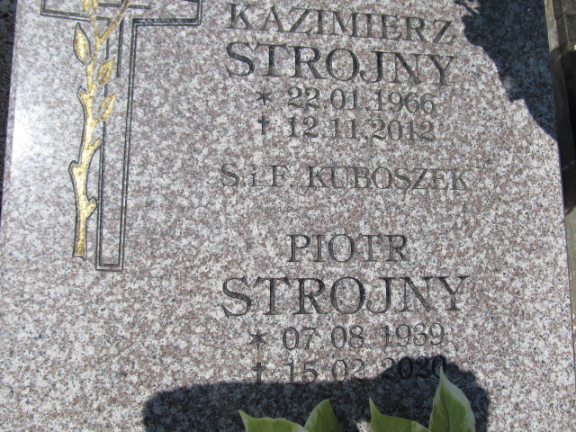 Piotr Strojny 1939 Strumień św. Barbary - Grobonet - Wyszukiwarka osób pochowanych