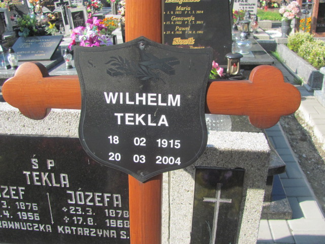 Józefa Tekla 1878 Strumień św. Barbary - Grobonet - Wyszukiwarka osób pochowanych