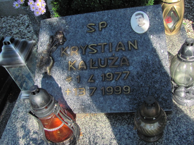 Krystian Kałuża 1977 Strumień św. Barbary - Grobonet - Wyszukiwarka osób pochowanych