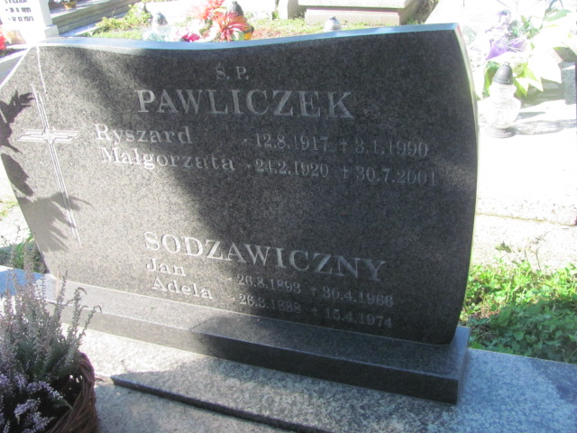 Adela Sodzwiczny 1888 Strumień św. Barbary - Grobonet - Wyszukiwarka osób pochowanych