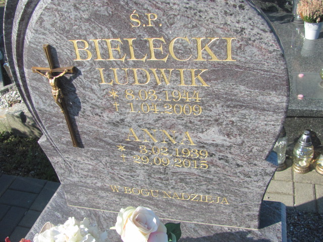 Anna Bielecka  1939 Strumień św. Barbary - Grobonet - Wyszukiwarka osób pochowanych