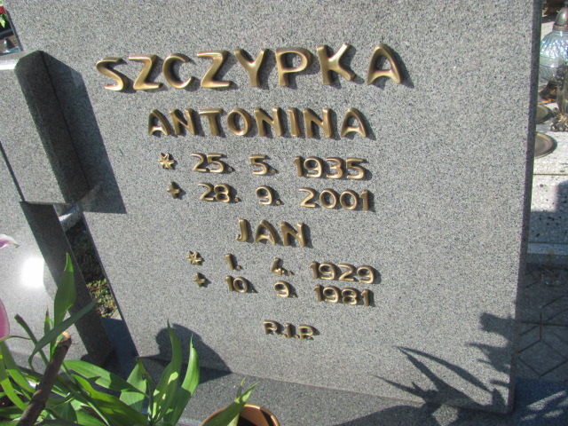 Jan Szczypka 1929 Strumień św. Barbary - Grobonet - Wyszukiwarka osób pochowanych