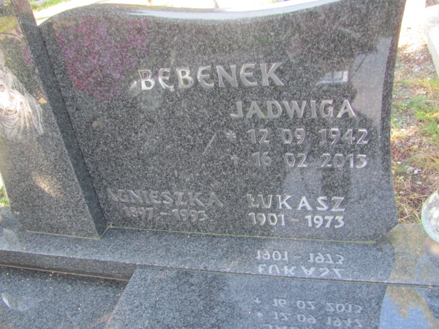 Łukasz Bębenek 1900 Strumień św. Barbary - Grobonet - Wyszukiwarka osób pochowanych