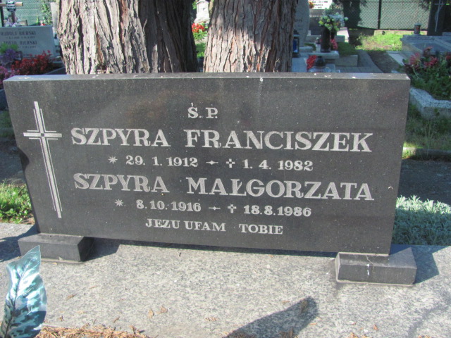 Franciszek Szpyra 1912 Strumień św. Barbary - Grobonet - Wyszukiwarka osób pochowanych