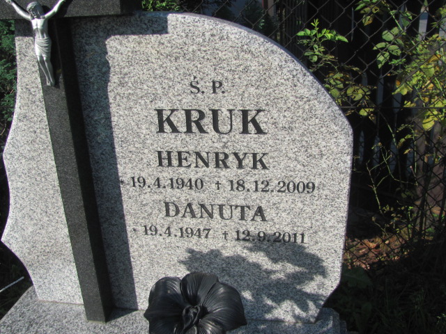 Henryk Kruk 1940 Strumień św. Barbary - Grobonet - Wyszukiwarka osób pochowanych