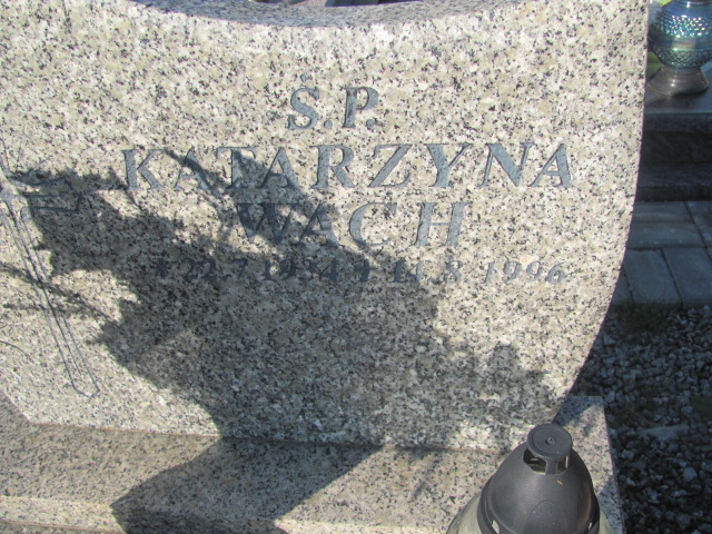 Katarzyna Wach 1934 Strumień św. Barbary - Grobonet - Wyszukiwarka osób pochowanych