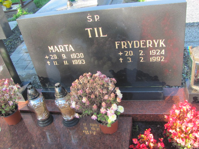 Fryderyk Til 1924 Strumień św. Barbary - Grobonet - Wyszukiwarka osób pochowanych