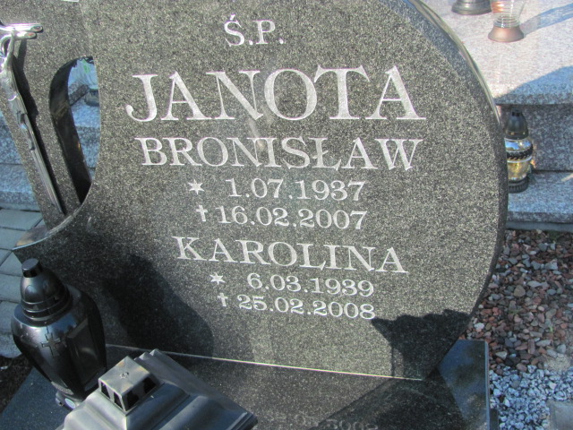 Karolina Janota 1939 Strumień św. Barbary - Grobonet - Wyszukiwarka osób pochowanych