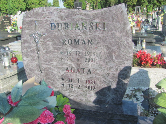 Roman Dubiański 1913 Strumień św. Barbary - Grobonet - Wyszukiwarka osób pochowanych